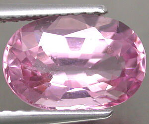 2.16 ct rara muy hermosa espinela rosa natural con tapa