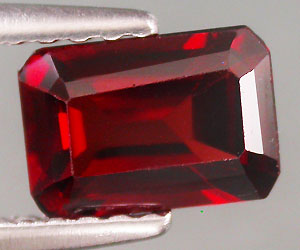 Piedra preciosa de espinela roja genuina natural muy rara de 1,05 ct