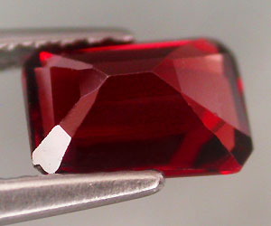 Piedra preciosa de espinela roja genuina natural muy rara de 1,05 ct - 2