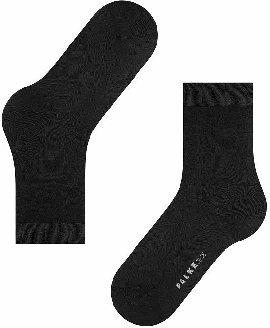 FALKE Cotton Touch Svart, Dam - 4