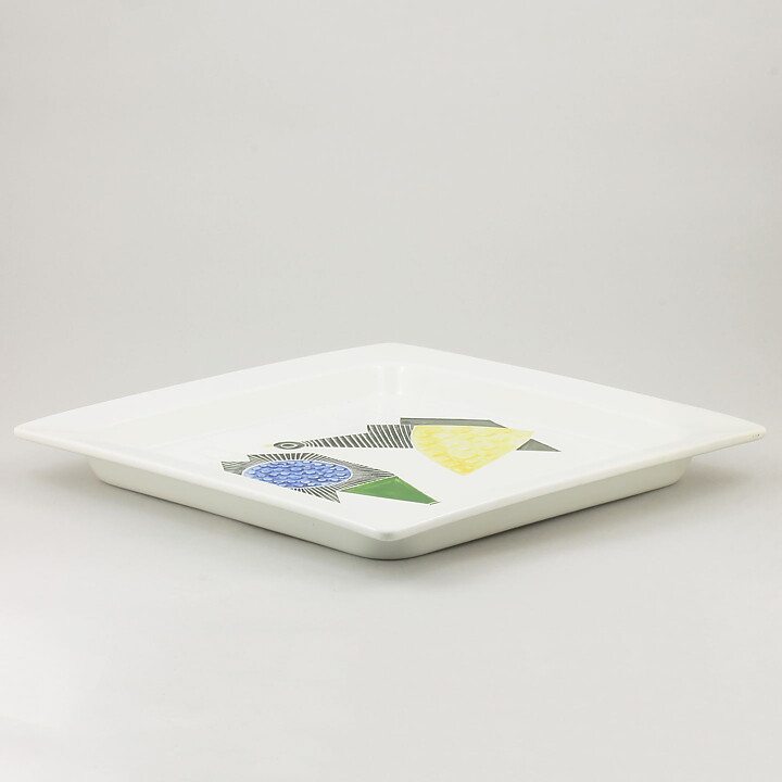 シルヴィア・レウショヴィウス   鳥がモチーフの陶板   Wall Plaque  (33 cm)  1950年代