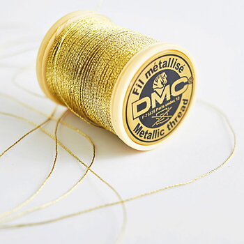 Metallic thread  gold DMC Gold 282A