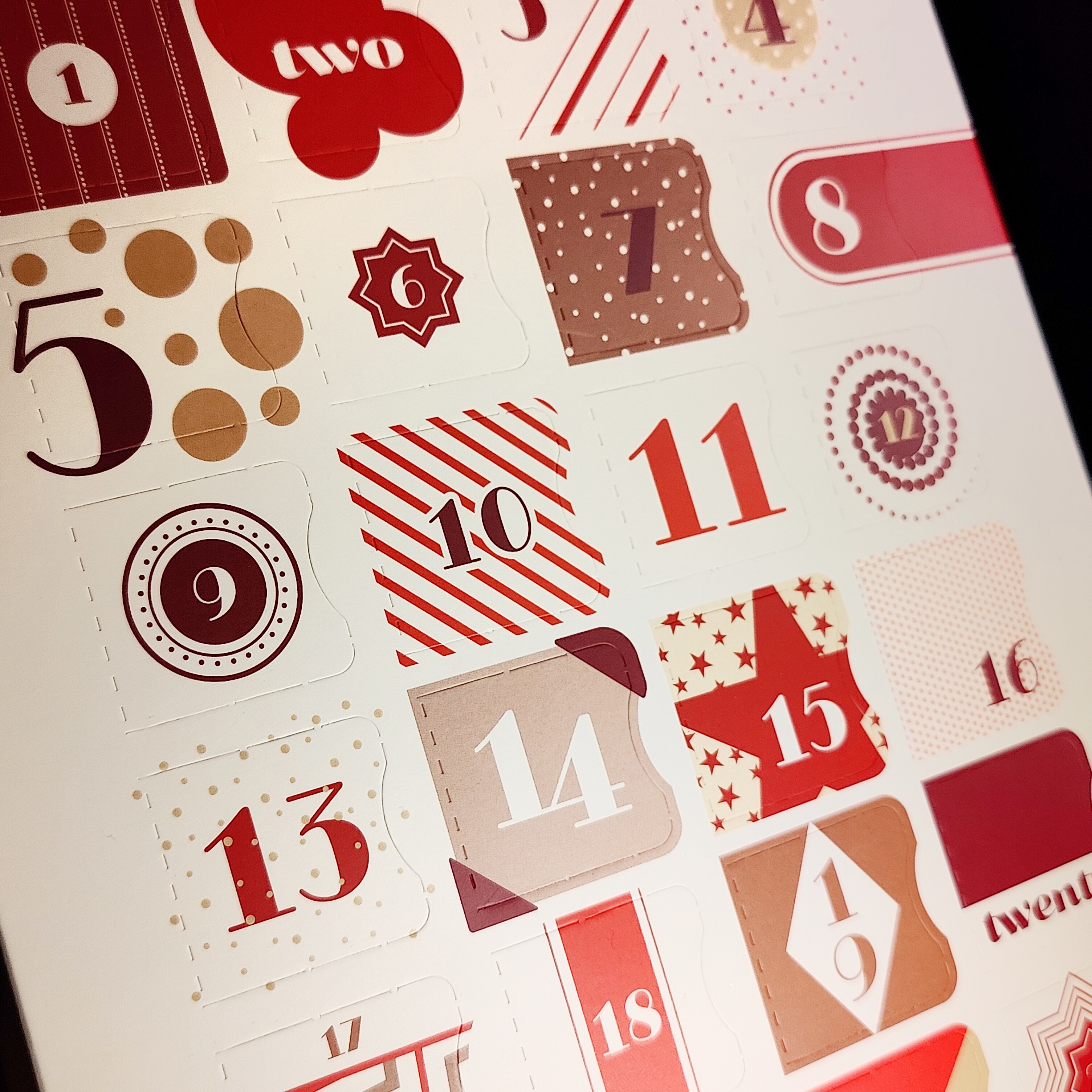 Julekalender premium, Art Deco - 3