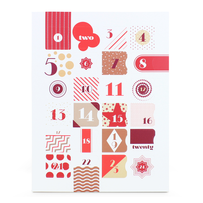 Adventskalender premium, Art Deco