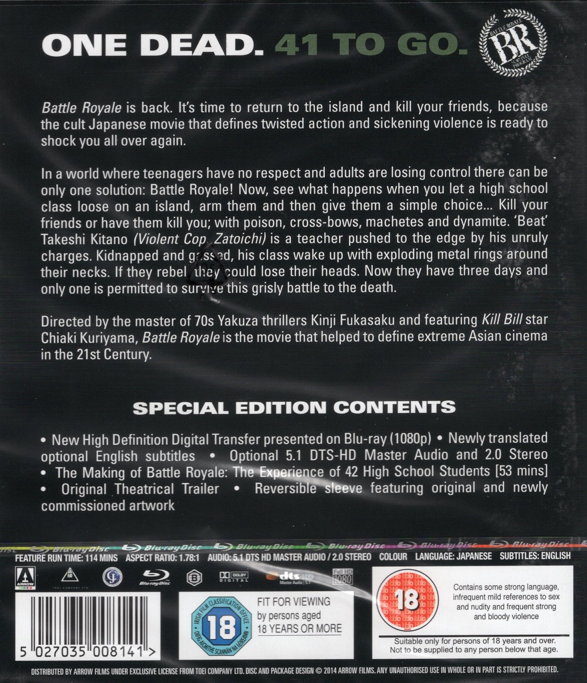 Battle Royale (ej svensk text) (Blu-ray) - 2