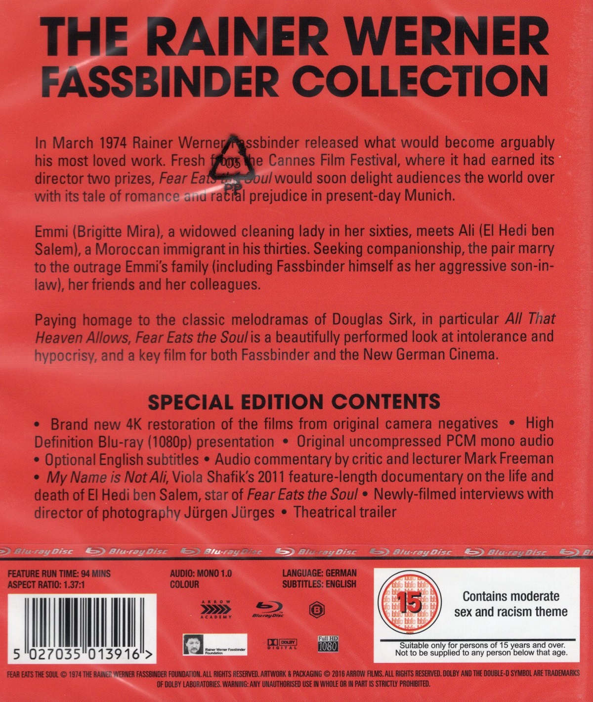 Fear Eats the Soul (ej svensk text) (Blu-ray) - 2