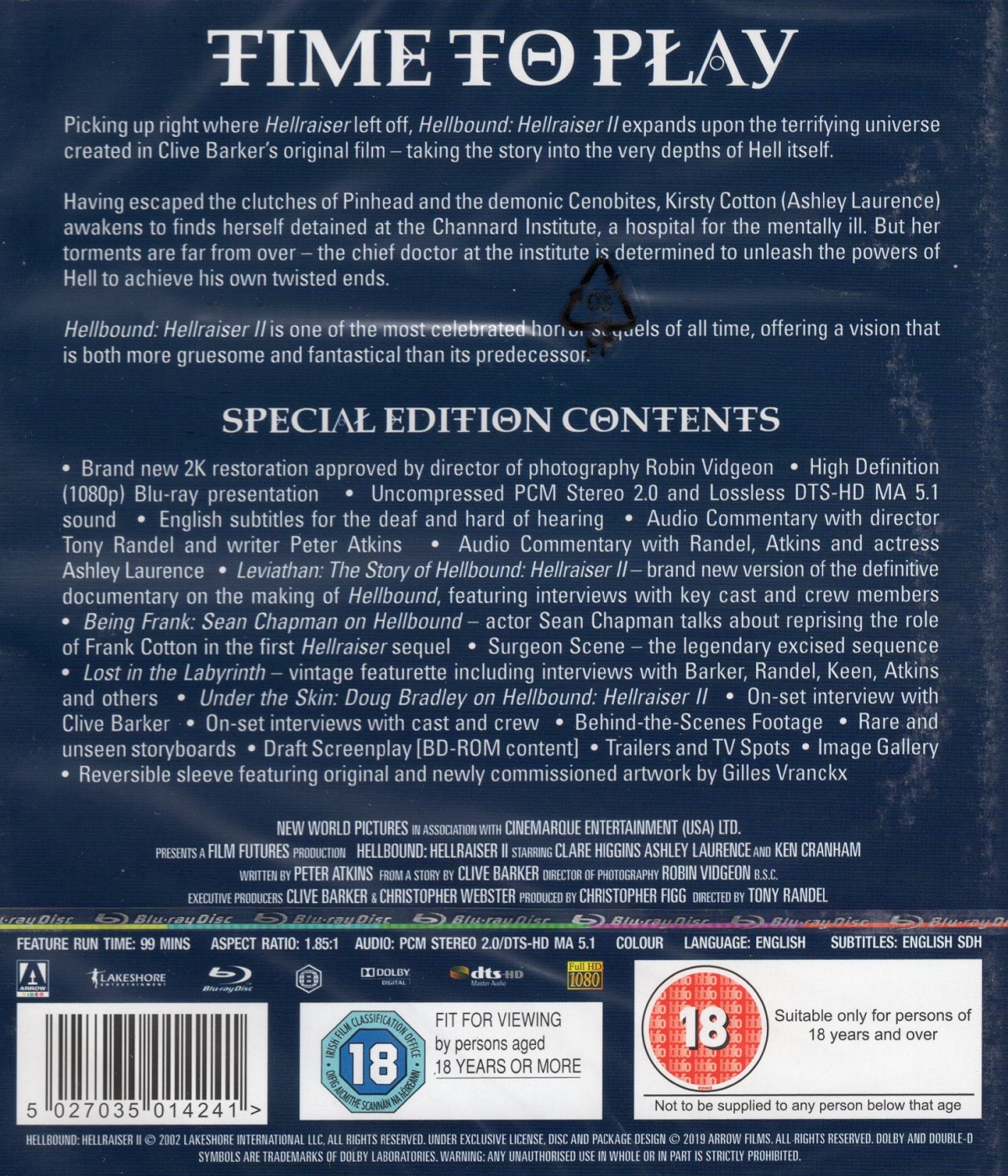 Hellraiser 2 - Hellbound (ej svensk text) (Blu-ray) - 2