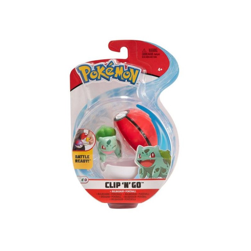 Pokemon Clip N Go Bulbasaur & Poke Ball