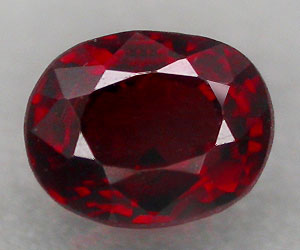 Espinela roja natural genuina de alta calidad rara de 0,60 ct
