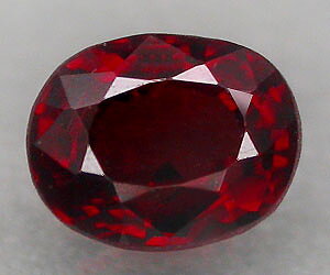 Espinela roja natural genuina de alta calidad rara de 0,60 ct