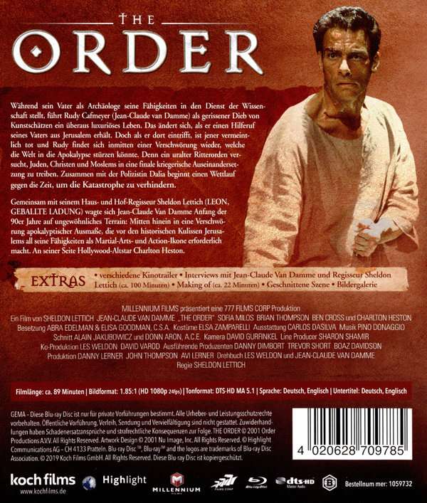 The Order (ej svensk text) (Blu-ray) - 2