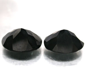 Espinelas negras a juego de 12x10 mm perfectas para pendientes - 2