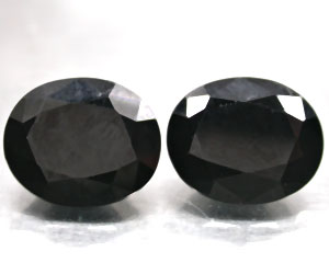 Espinelas negras a juego de 12x10 mm perfectas para pendientes