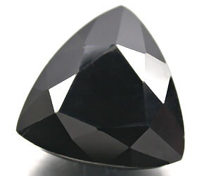 Espinela negra natural grande y lujosa de 9,17 quilates