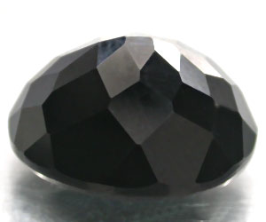 Piedra preciosa de espinela negra natural de lujo grande de 7,63 ct - 2