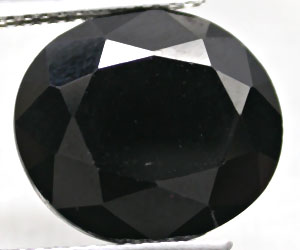Espinela negra de 8,27 ct piedra de reemplazo perfecta para diamante - 3