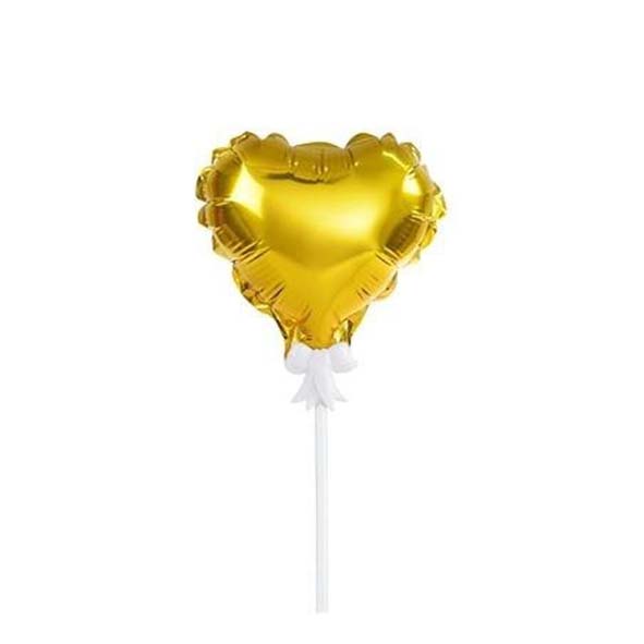 CAKE TOPPER | Hjärta guld
