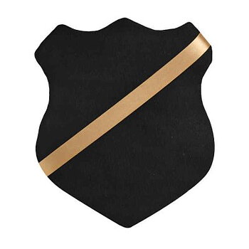 Märkessköld/märkestavla Svart - Robetoy
