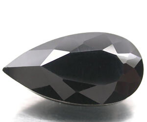 Piedra preciosa de espinela negra natural perfecta grande de 7,87 ct