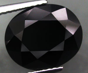 Piedra preciosa de espinela negra natural de lujo grande de 5,17 ct - 3
