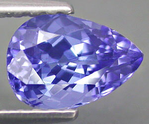 Piedra preciosa de tanzanita natural genuina certificada de alta calidad rara de 0,91 ct
