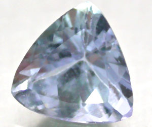 Lujoso corte trilliante garantizado tanzanita natural genuina - 3