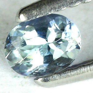 Piedra preciosa de tanzanita natural genuina ovalada muy rara de 0,34 ct