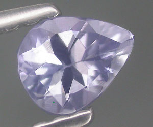 Lujosa piedra preciosa de tanzanita natural genuina rara en forma de gota