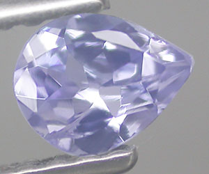 Piedra preciosa de tanzanita natural genuina rara de lujo en forma de gota