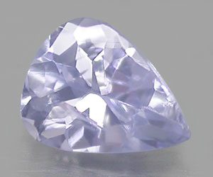 Piedra preciosa de tanzanita natural genuina rara de lujo en forma de gota - 3