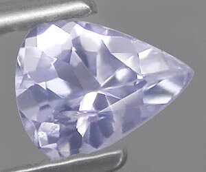 Piedra preciosa de tanzanita natural genuina rara de lujo en forma de gota