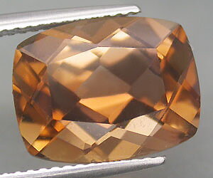 Topacio imperial sin tratar grande, lujoso y raro de 7,78 ct
