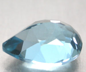 Piedra preciosa de topacio azul suizo natural genuino de lujo de 4.63 ct - 2