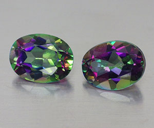 Topacios misteriosos naturales super hermosos a juego perfectos para aretes - 3