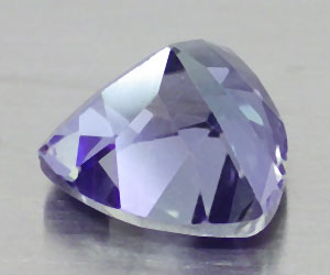 Piedra preciosa de topacio azul púrpura azotico natural genuino de lujo de 2,37 quilates - 2