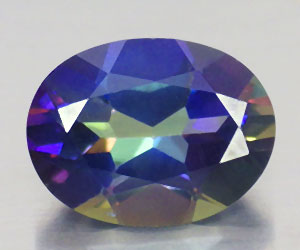 Maravillosamente hermosa piedra preciosa de topacio azul azotico natural - 3
