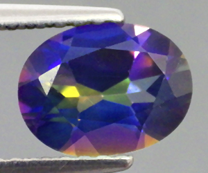 Piedra preciosa de topacio místico natural hermosa y brillante de 1,43 ct