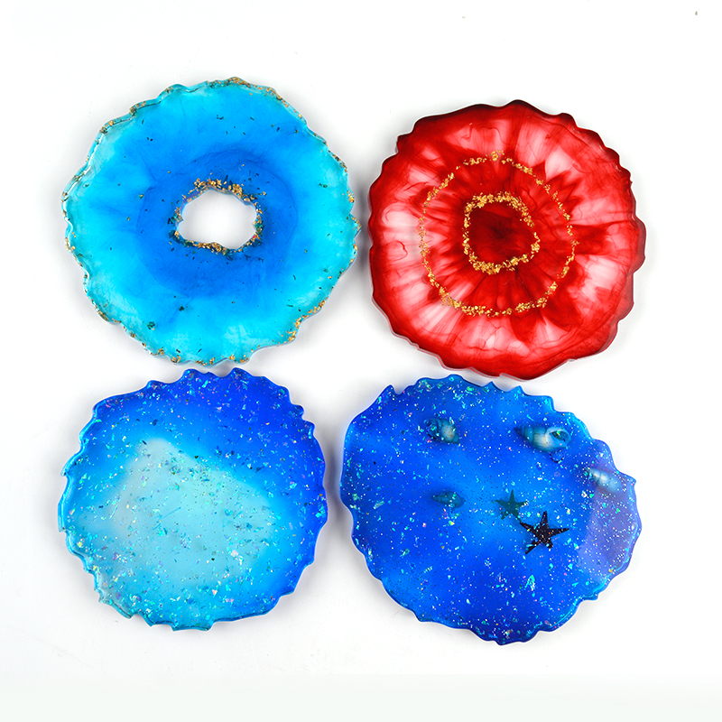 Silicone Resin Mold  coaster 13 cm - 2
