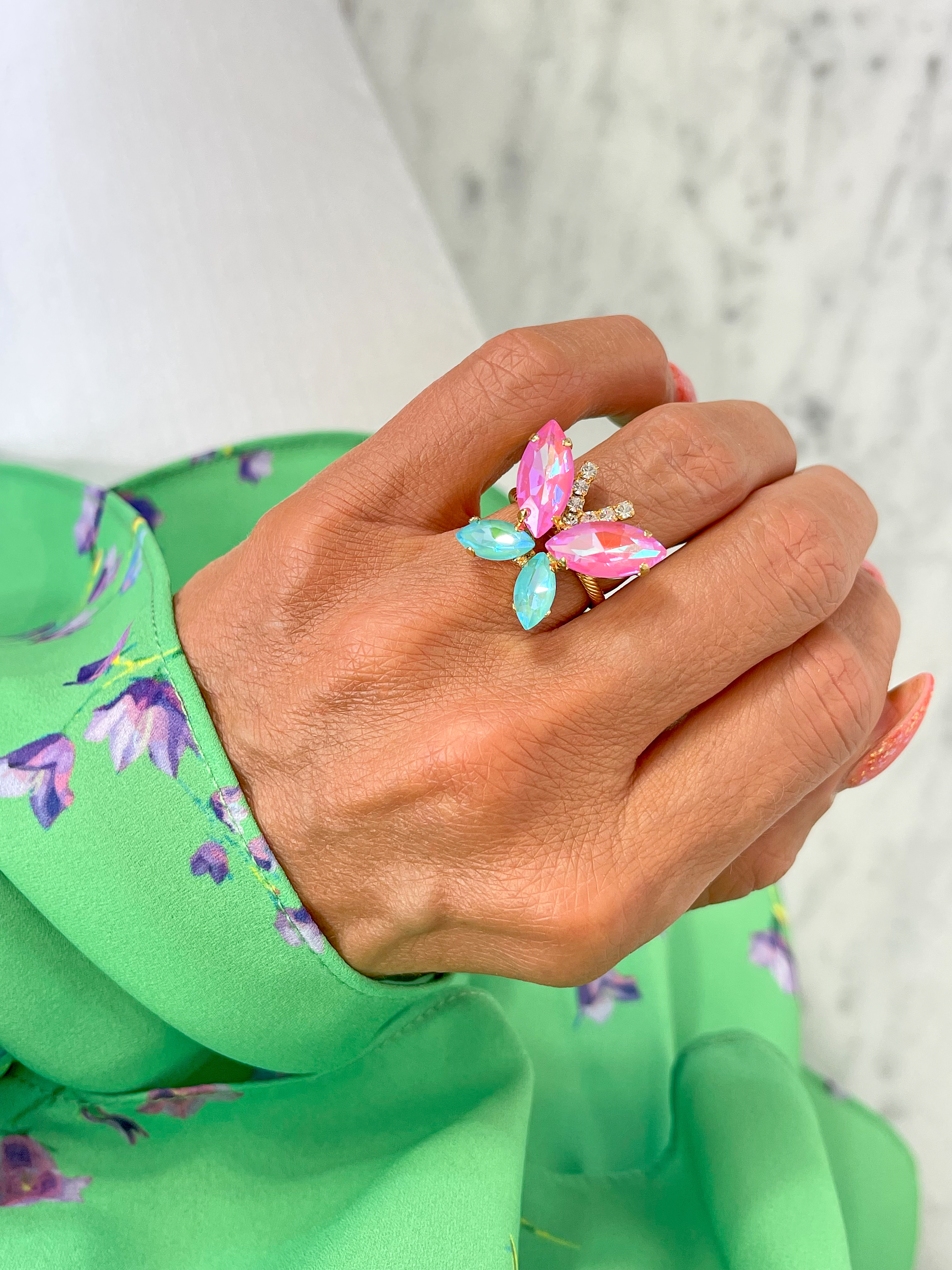 Ring Butterfly Summer combo Gold - 2