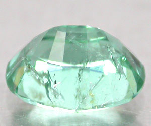 Piedra preciosa de turmalina elbita paraiba verde menta genuina de rareza de 0,58 ct - 2