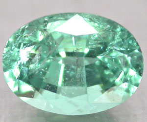 Piedra preciosa de turmalina elbita paraiba verde menta genuina de rareza de 0,58 ct