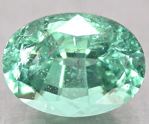 Piedra preciosa de turmalina elbita paraiba verde menta genuina de rareza de 0,58 ct