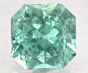 Piedra preciosa de turmalina elbita paraiba verde menta genuina de rareza de 0,54 ct