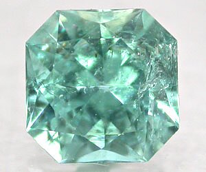 Piedra preciosa de turmalina elbita paraiba verde menta genuina de rareza de 0,54 ct