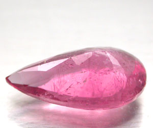 Turmalina rosa natural genuina de lujo grande de 3,22 quilates - 2
