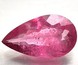 Turmalina rosa natural genuina de lujo grande de 3,22 quilates