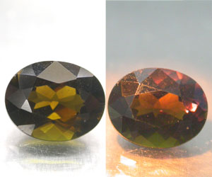 1.65 ct extremely rare natural color changing tourmaline