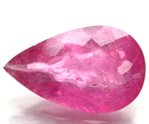 Piedra preciosa de turmalina rosa genuina grande y hermosa de 3,07 ct