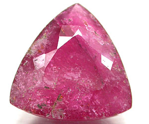 Turmalina rosa natural de 6,91 quilates muy grande