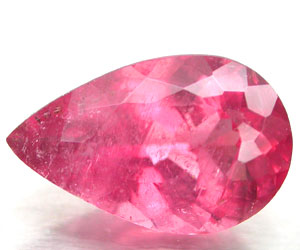 Piedra preciosa de turmalina rosa natural genuina de lujo grande de 2,67 ct